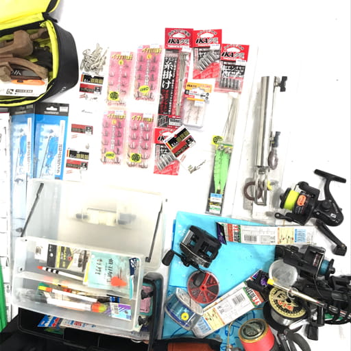 PROX GTS-Ⅲ 3500 KIX CALDIA 3000 他 ウキ タモ フック 等 フィッシング用品
