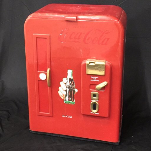 コカ・コーラ 自販機型 クーラーボックス 現状品 キャスター付属 ヴィンテージ