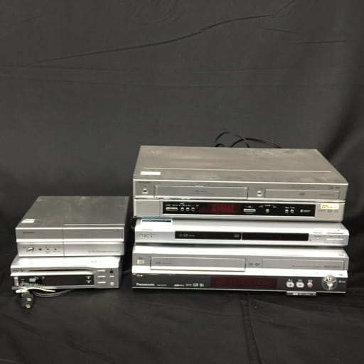 ソニー DVP-F15 DVP-NS53P シャープ DV-NC750 パナソニック DMR-EH73V 等 CD/DVDプレーヤー チューナー まとめ